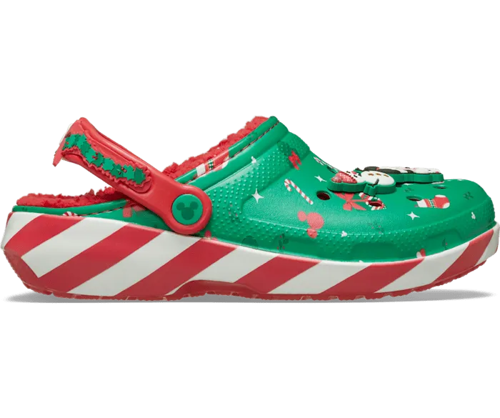 MICKEY XMAS LINED CLOG