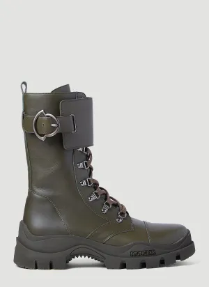 Moncler Larue Buckle Ankle Boots