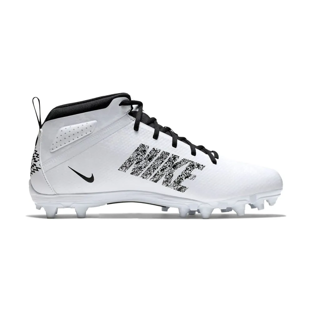 Nike Alpha Huarache 7 Varsity White/Black Lacrosse Cleats