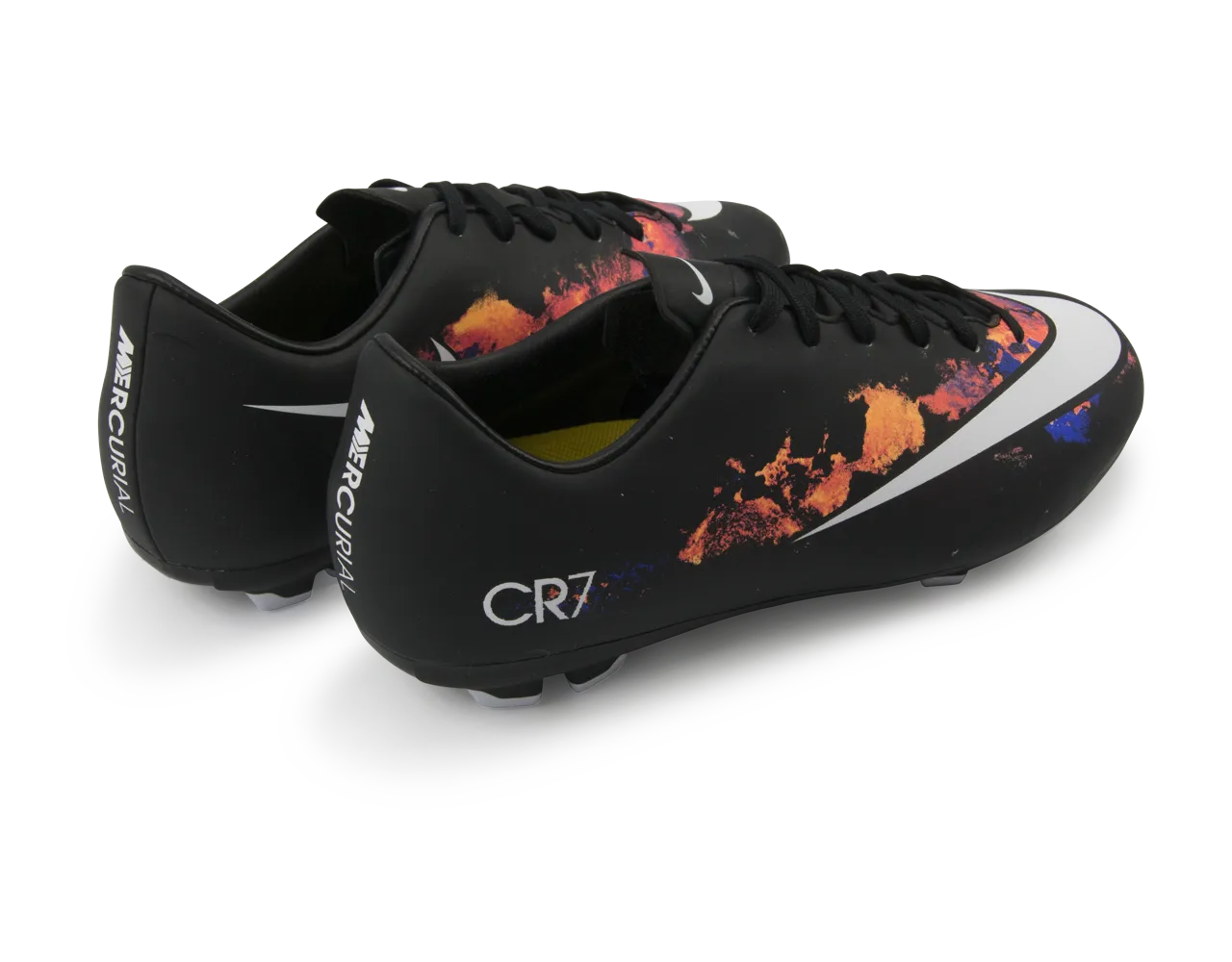 Nike Kids Mercurial Victory V CR7 FG Black/White/Total Crimson