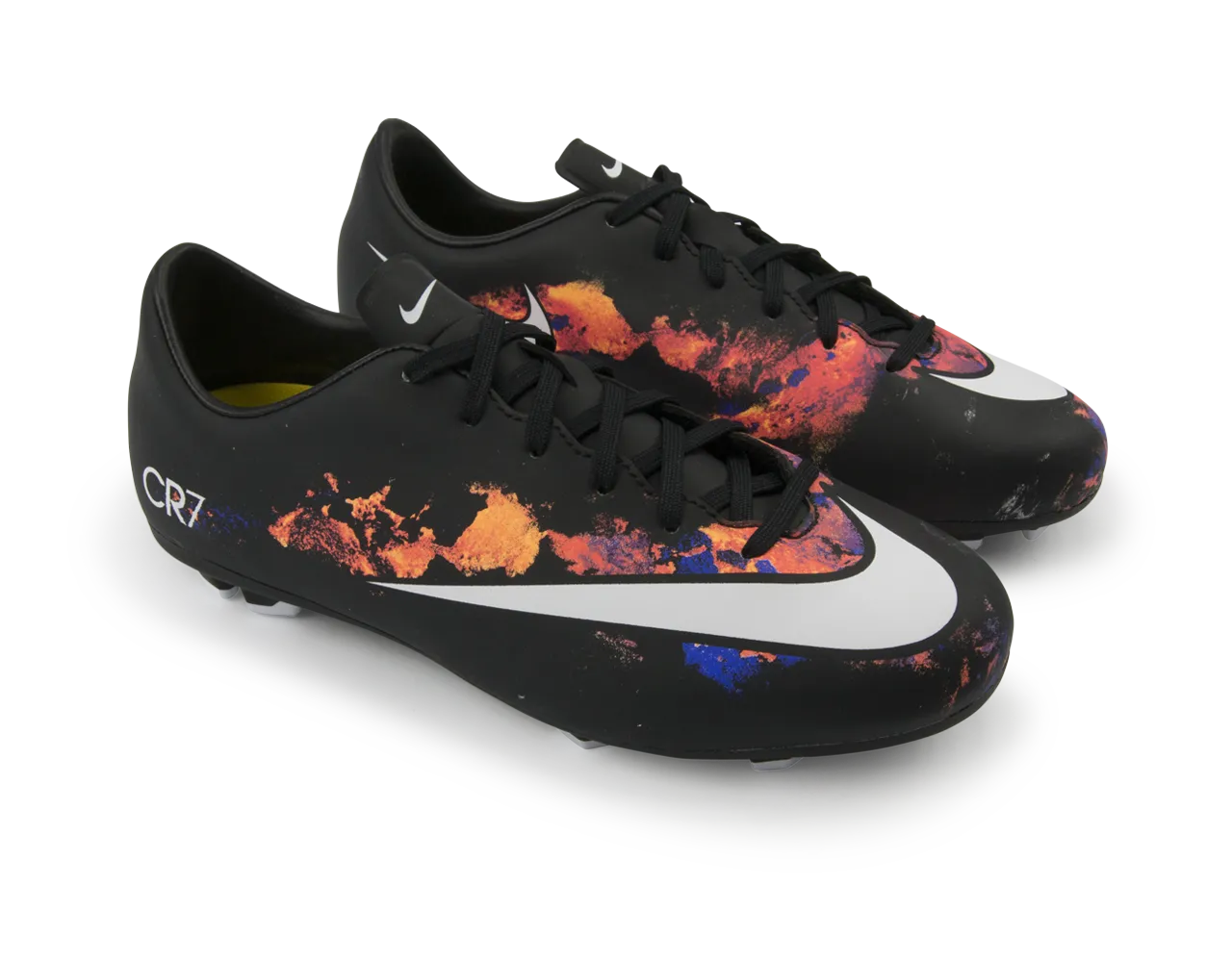 Nike Kids Mercurial Victory V CR7 FG Black/White/Total Crimson