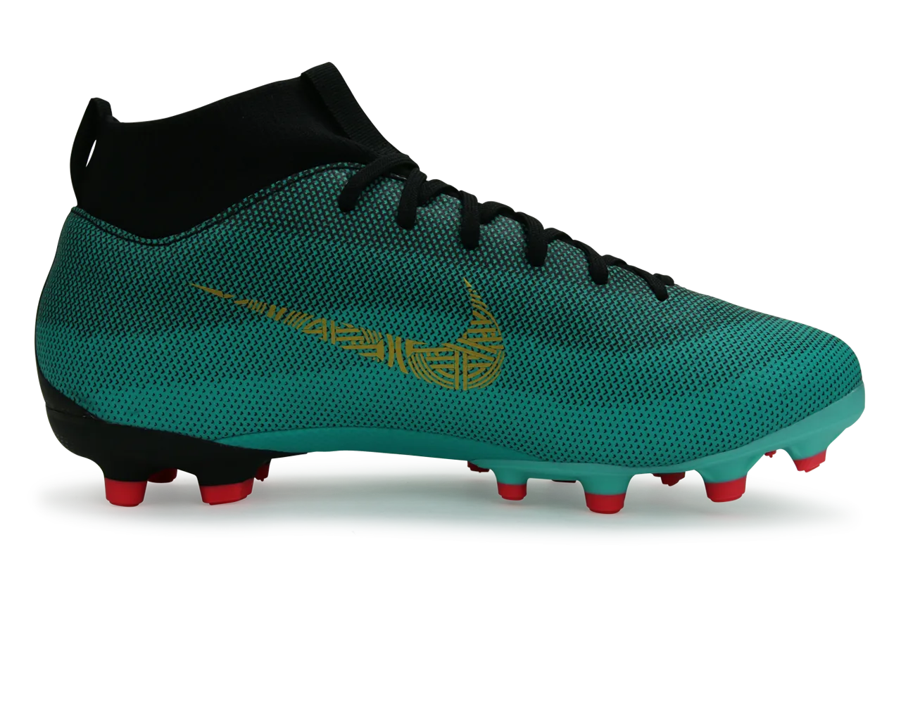 Nike Kids Superfly 6 Academy GS CR7 FG/MG Clear Jade/Black/Hyper Turquoise