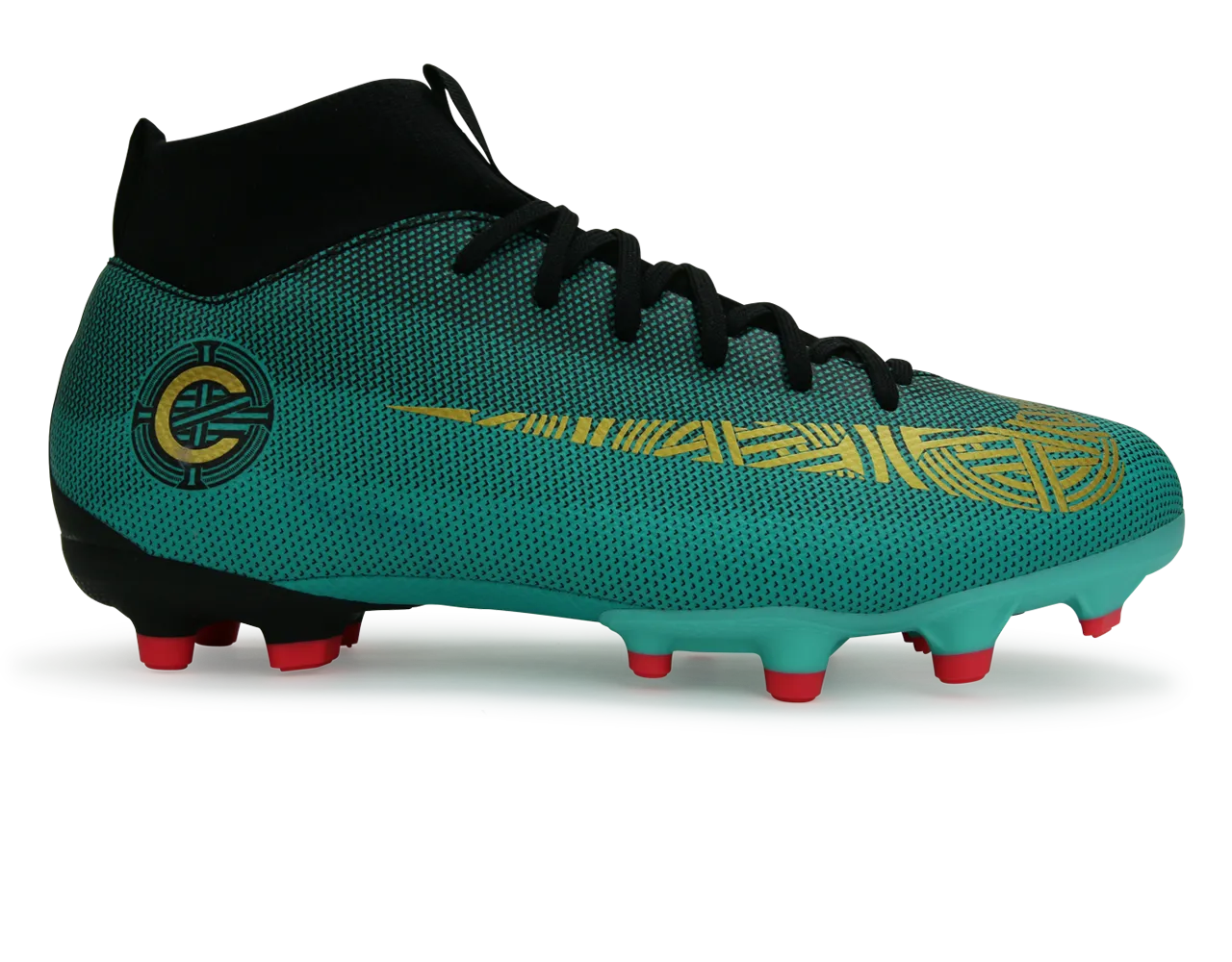 Nike Kids Superfly 6 Academy GS CR7 FG/MG Clear Jade/Black/Hyper Turquoise