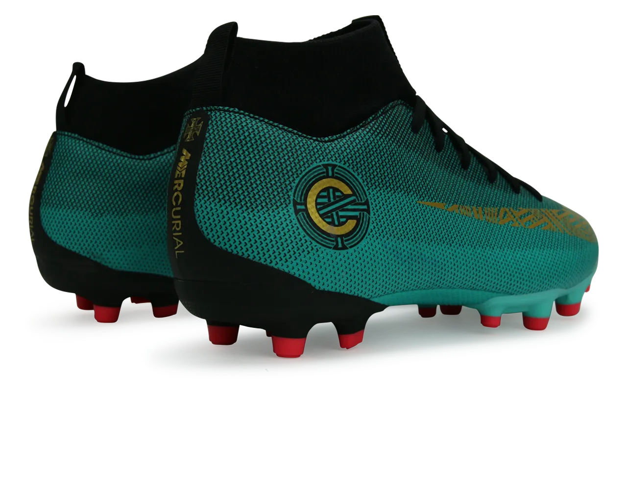Nike Kids Superfly 6 Academy GS CR7 FG/MG Clear Jade/Black/Hyper Turquoise