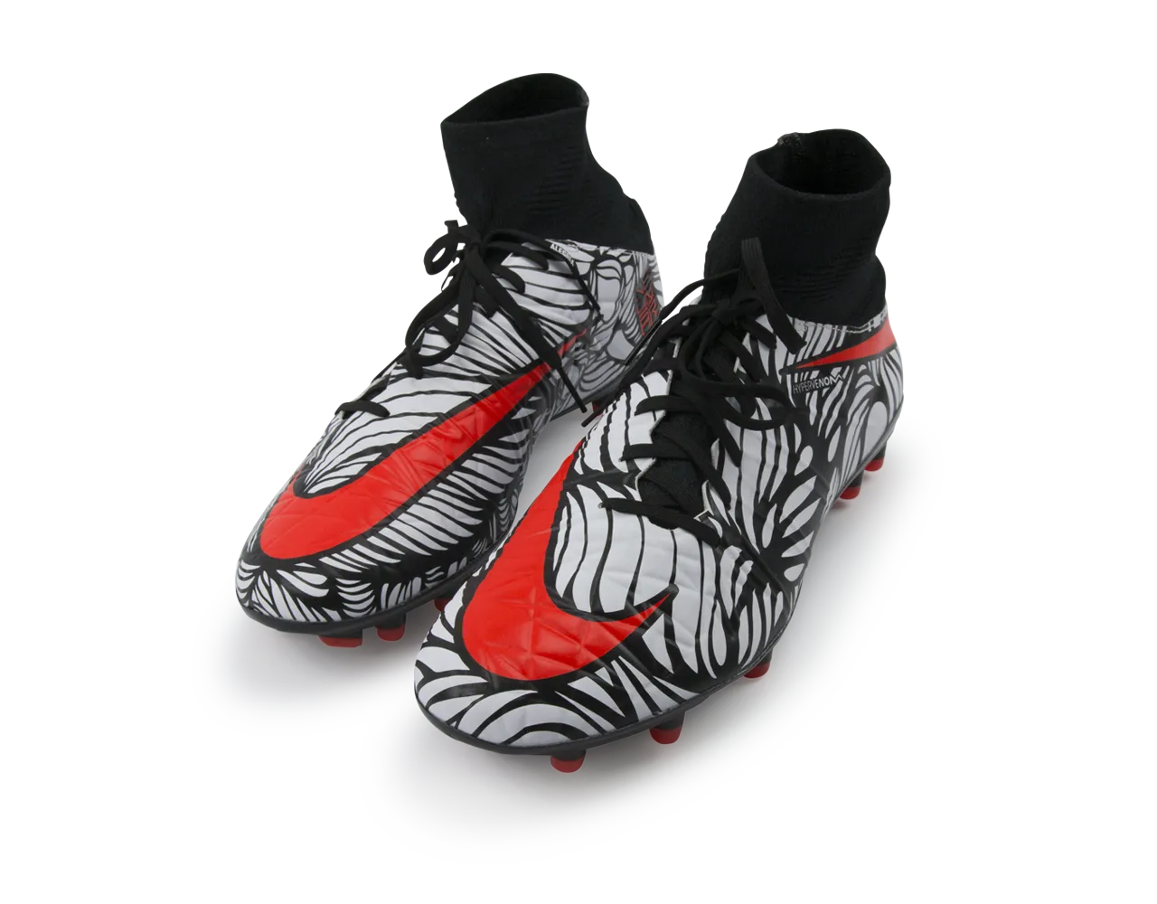 Nike Men's Hypervenom Phatal II DF NJR FG Black/Bright Crimson/White