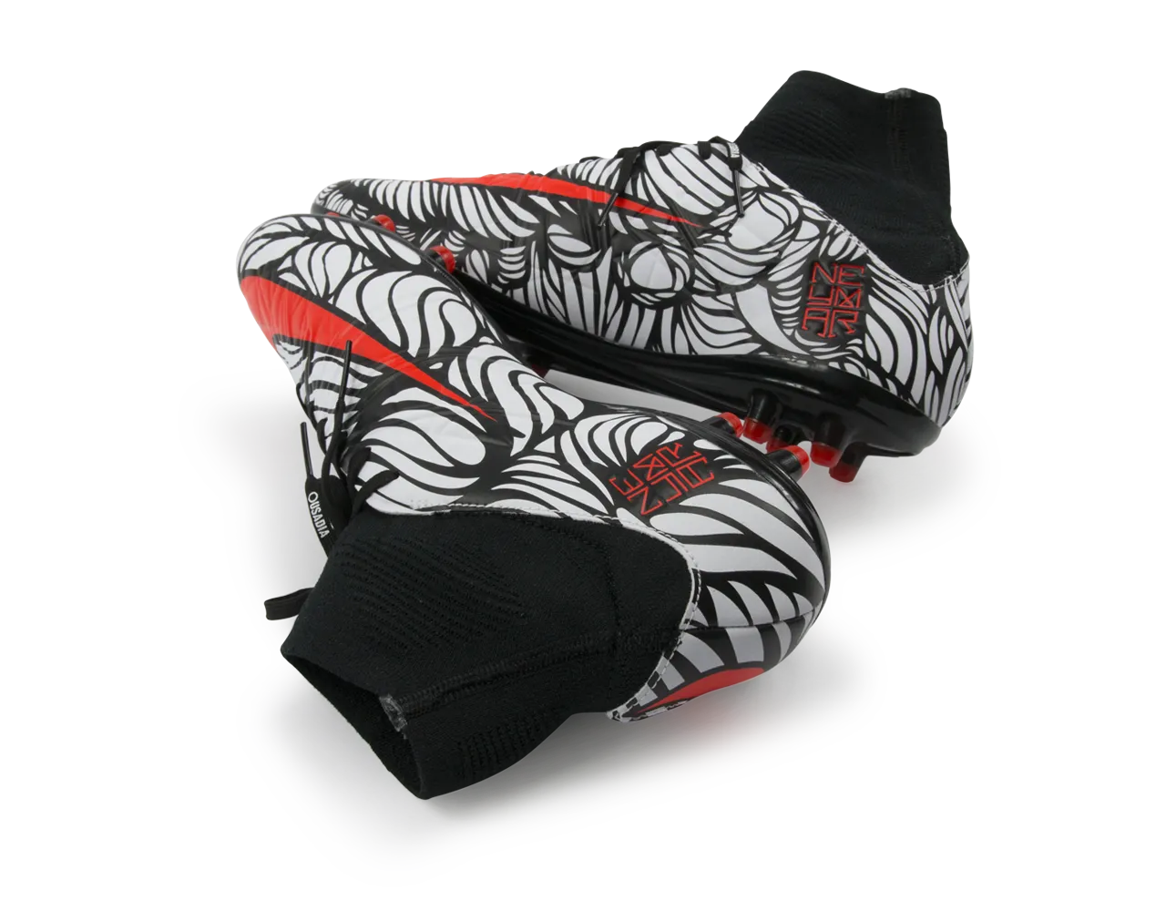 Nike Men's Hypervenom Phatal II DF NJR FG Black/Bright Crimson/White