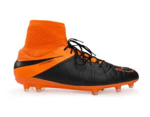 Nike Men's Hypervenom Phatal II Leather FG Black/Total Orange/White