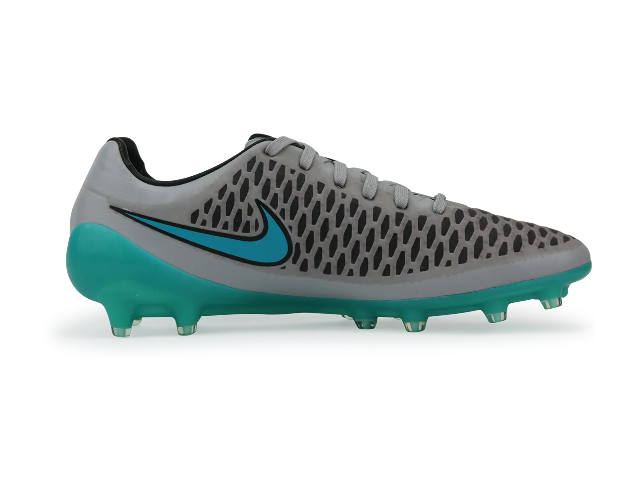 Nike Men's Magista Opus FG Wolf Grey/Black/Turquoise Blue