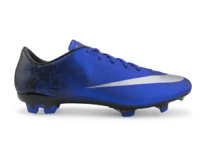 Nike Men's Mercurial Veloce II CR7 FG Deep Royal Blue/Metallic Silver