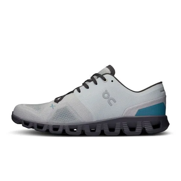 'On Running' Men's Cloud X 3 - Glacier / Iron