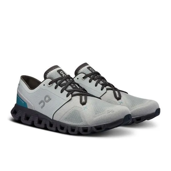 'On Running' Men's Cloud X 3 - Glacier / Iron