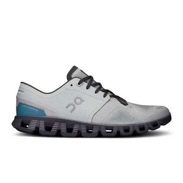 'On Running' Men's Cloud X 3 - Glacier / Iron