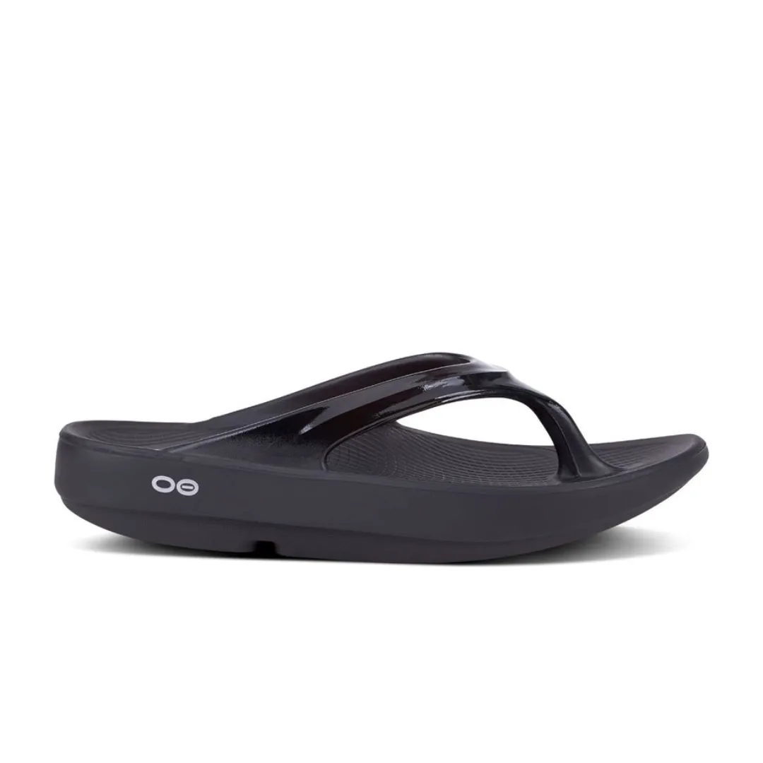 OOFOS Women's OOlala Thong - Black