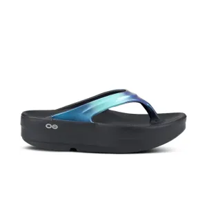 OOFOS Women's OOmega OOlala Luxe Thong - Atlantis
