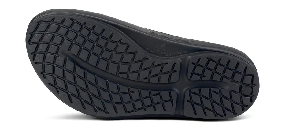 OOFOS Women's OOmega OOlala Luxe Thong - Atlantis