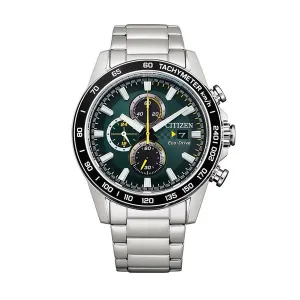 Orologio Crono Verde Uomo Citizen Sport CA0797-87X