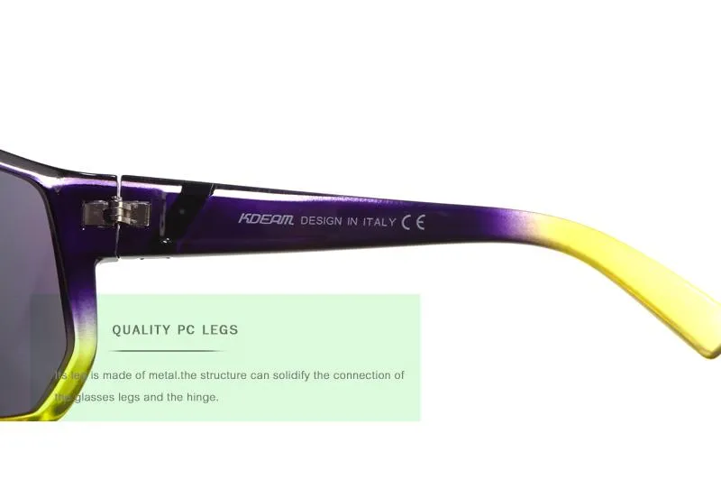 Oversized Unisex Big Shield Anti-Reflective Sunglasses with Designer Box