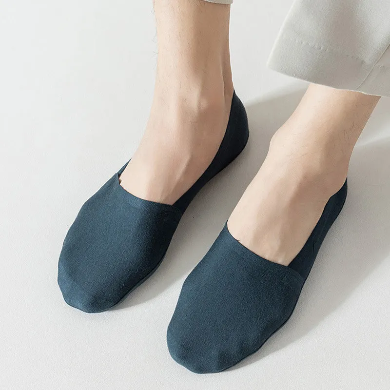 Plus Size Silicone Anti-shedding No Show Socks(5 Pairs)