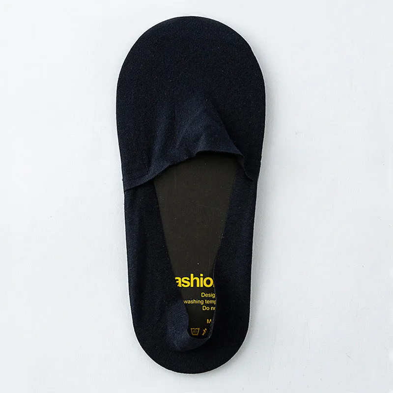 Plus Size Silicone Anti-shedding No Show Socks(5 Pairs)