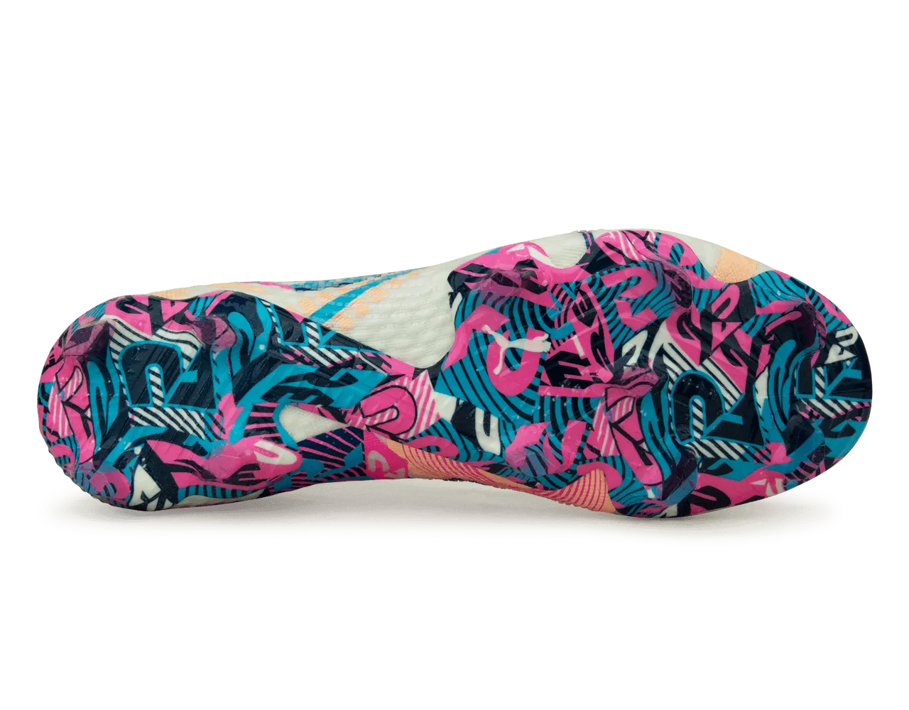 PUMA Men's Future 7 Ultimate Volume Up FG/AG White/Luminous Blue