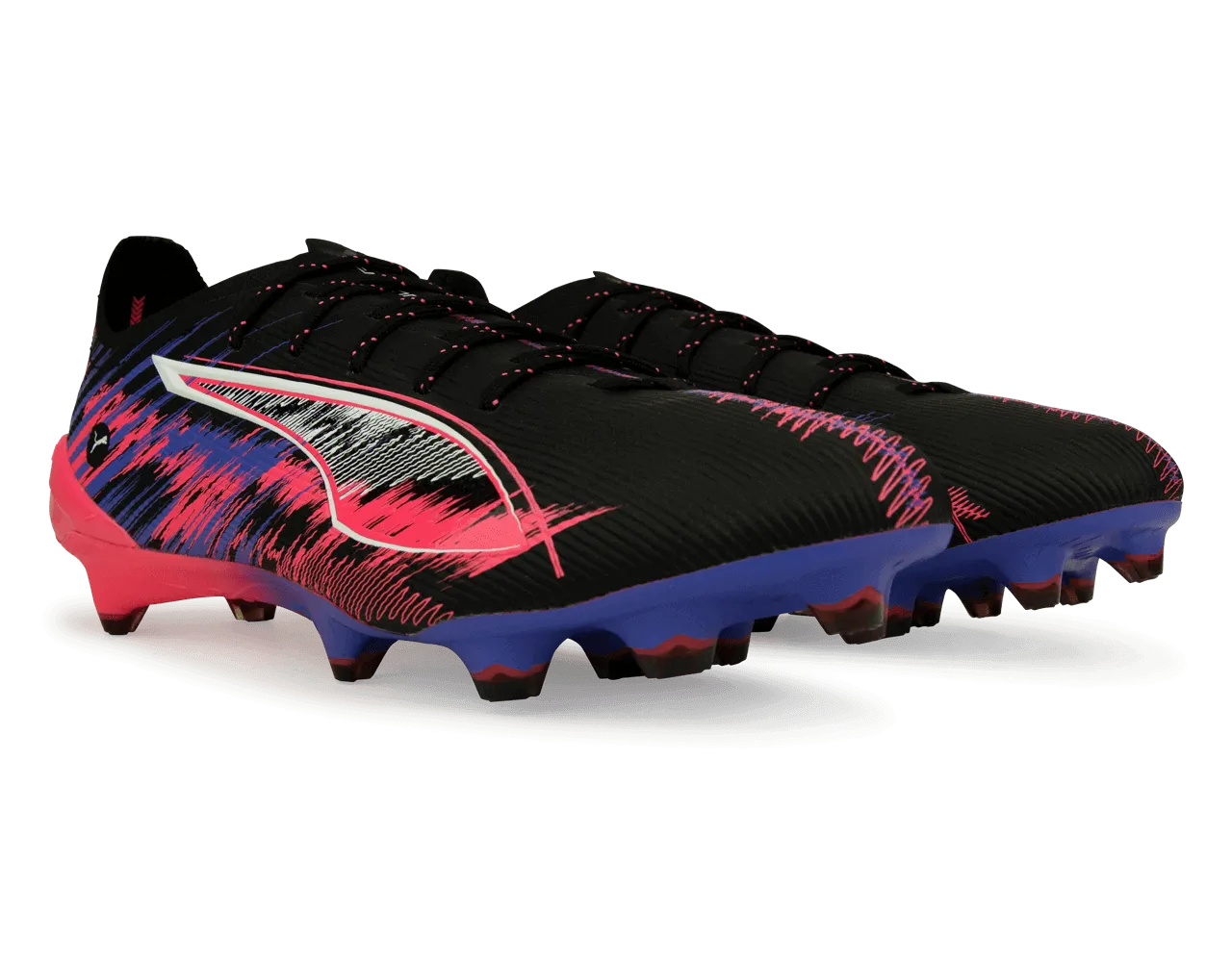 PUMA Men's Ultra 5 Ultimate F1 FG Black/Sunset Glow