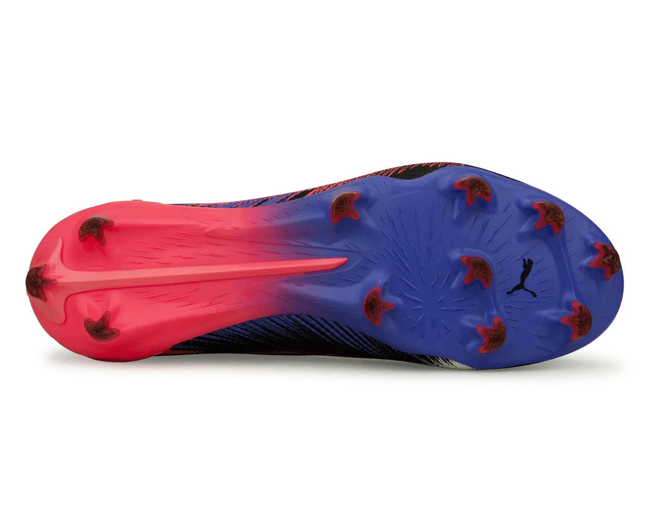 PUMA Men's Ultra 5 Ultimate F1 FG Black/Sunset Glow