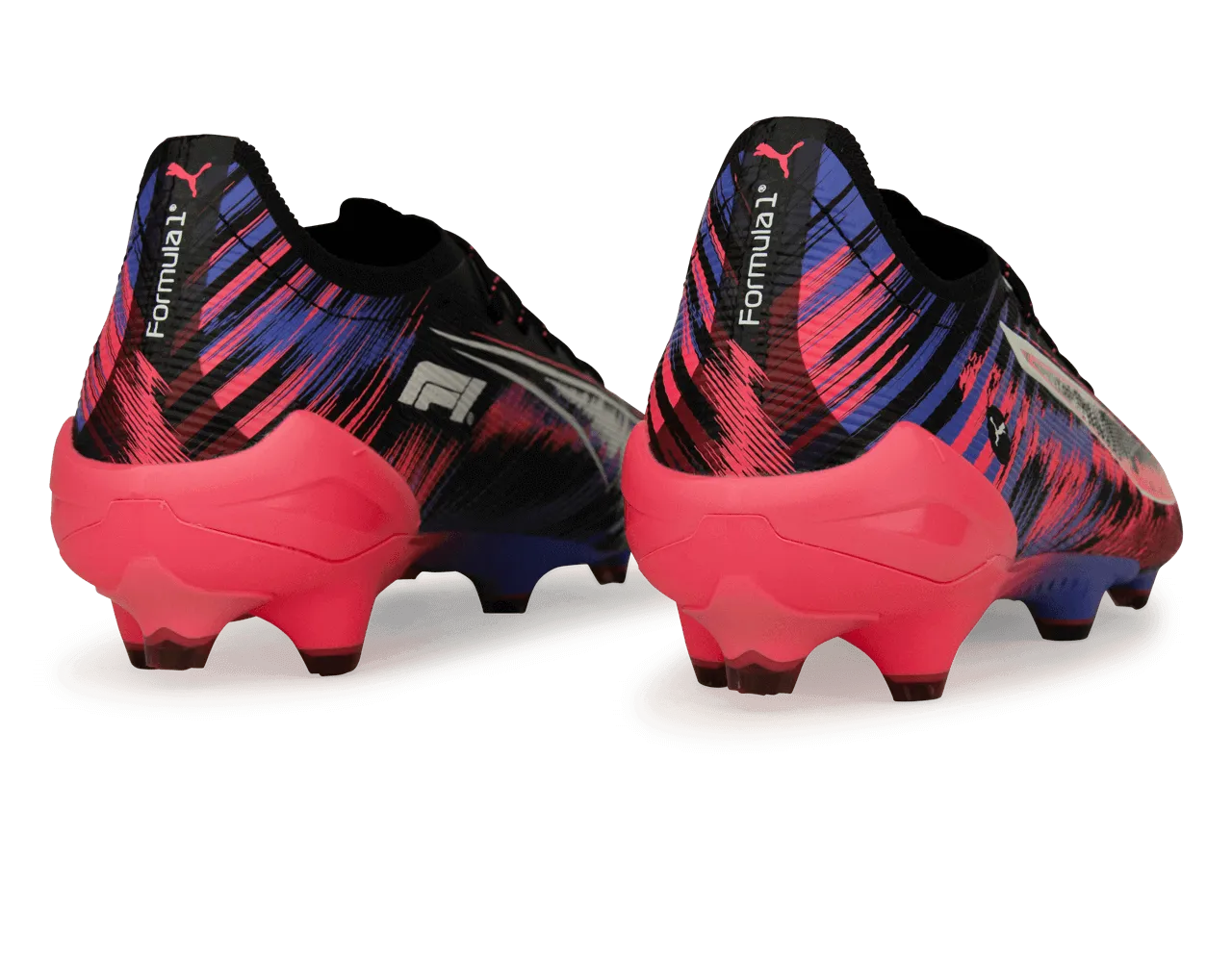 PUMA Men's Ultra 5 Ultimate F1 FG Black/Sunset Glow