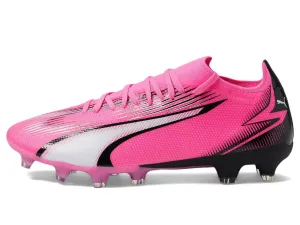 PUMA Ultra Match FG/AG Adult Soccer Cleat 107754 01 PINK/WHITE/BLACK