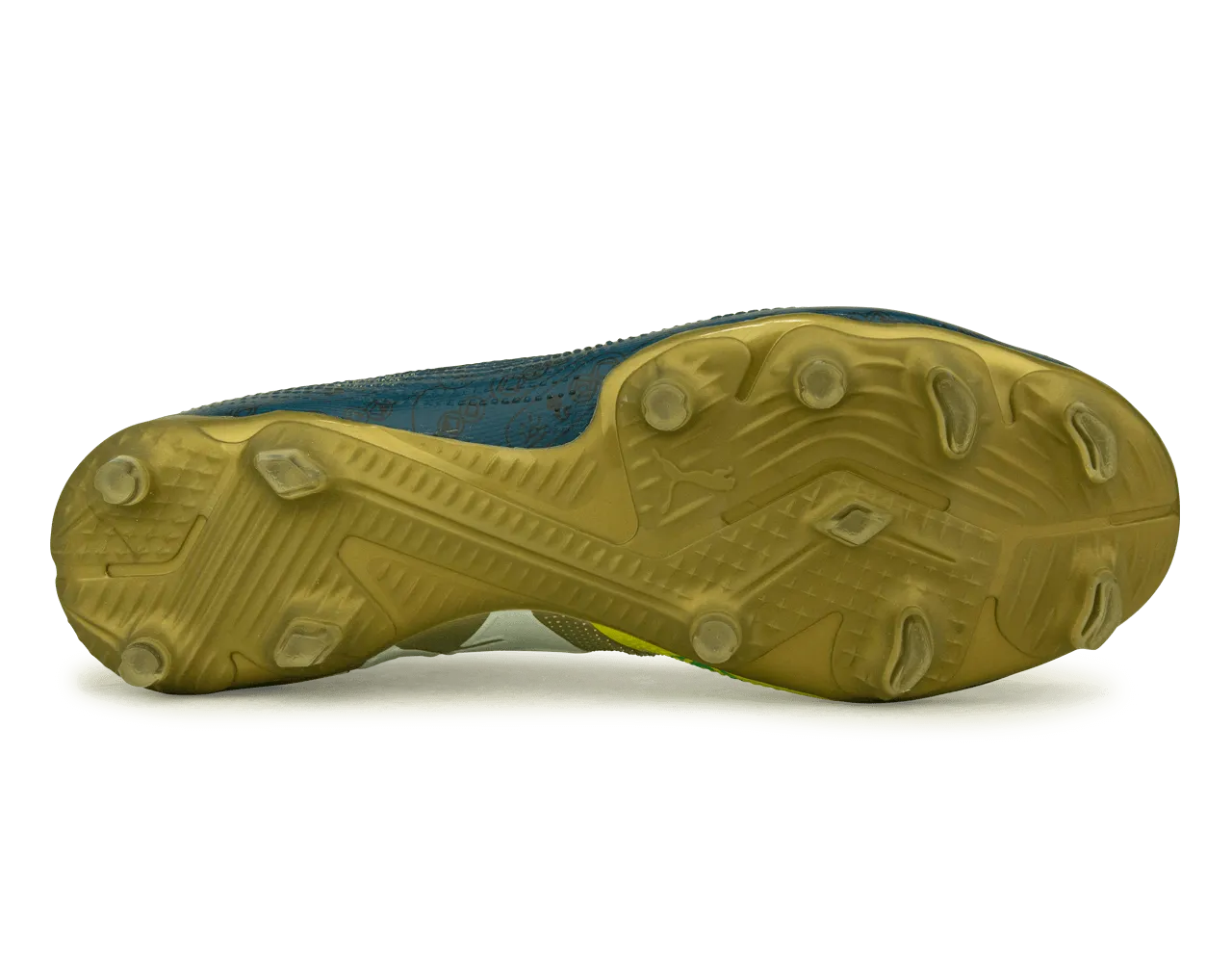 PUMA x Neymar JR Men's Future 7 Match BNA FG/AG Blue/Yellow/Green Gold
