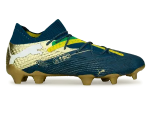 PUMA x Neymar JR Men's Future 7 Ultimate BNA FG/AG Blue/Yellow/Green Gold