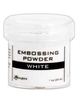 Ranger - Embossing Powder - White - Super Fine Detail