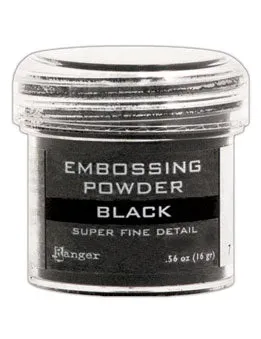 Ranger Super Fine Black embossing powder
