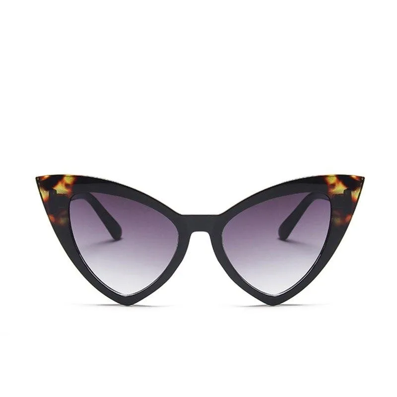 Retro Vintage Style Sexy Triangle Cat Eye Sunglasses for Women