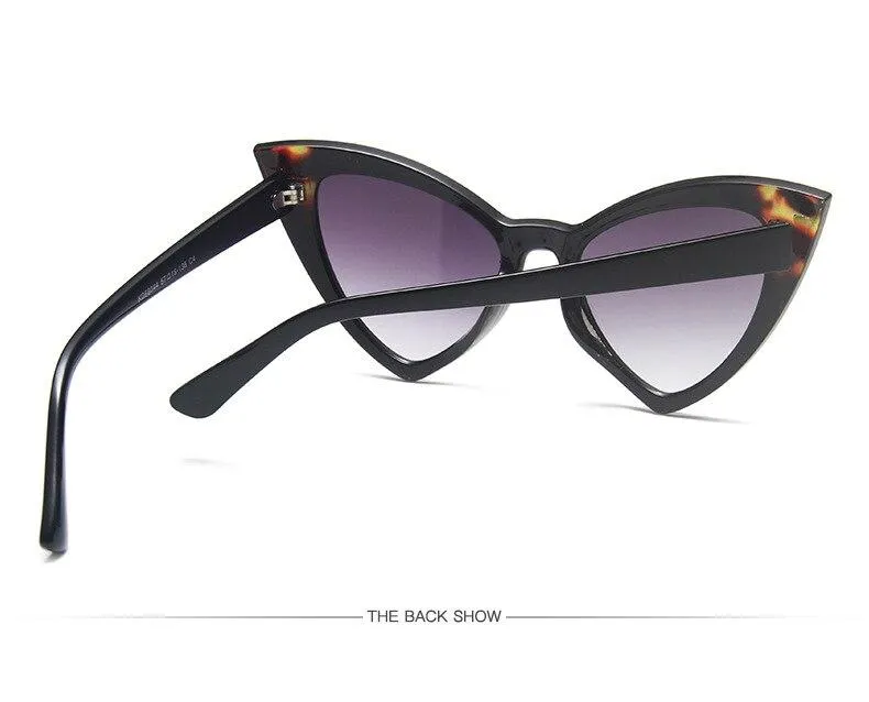 Retro Vintage Style Sexy Triangle Cat Eye Sunglasses for Women