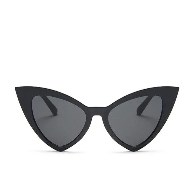 Retro Vintage Style Sexy Triangle Cat Eye Sunglasses for Women