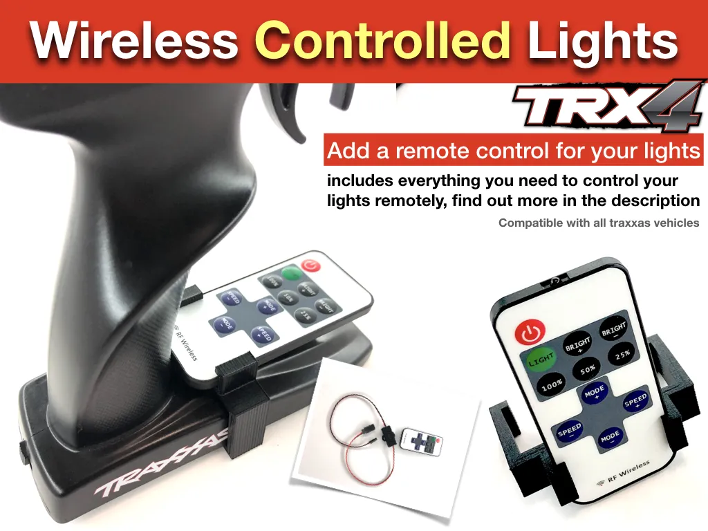 ROCK Lights Kit For TRX4 SPORT Traxxas Waterproof Full Kit by Polo Creations Rc