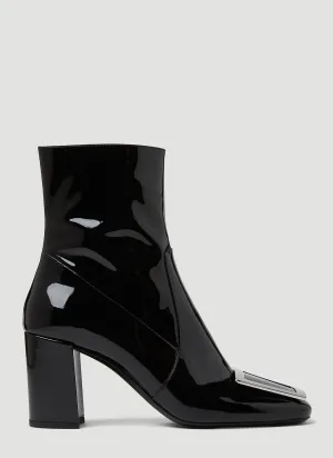 Saint Laurent Maxine Patent Ankle Boots