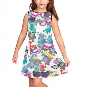 Shades Girls Sleeveless Dress 2 Variations