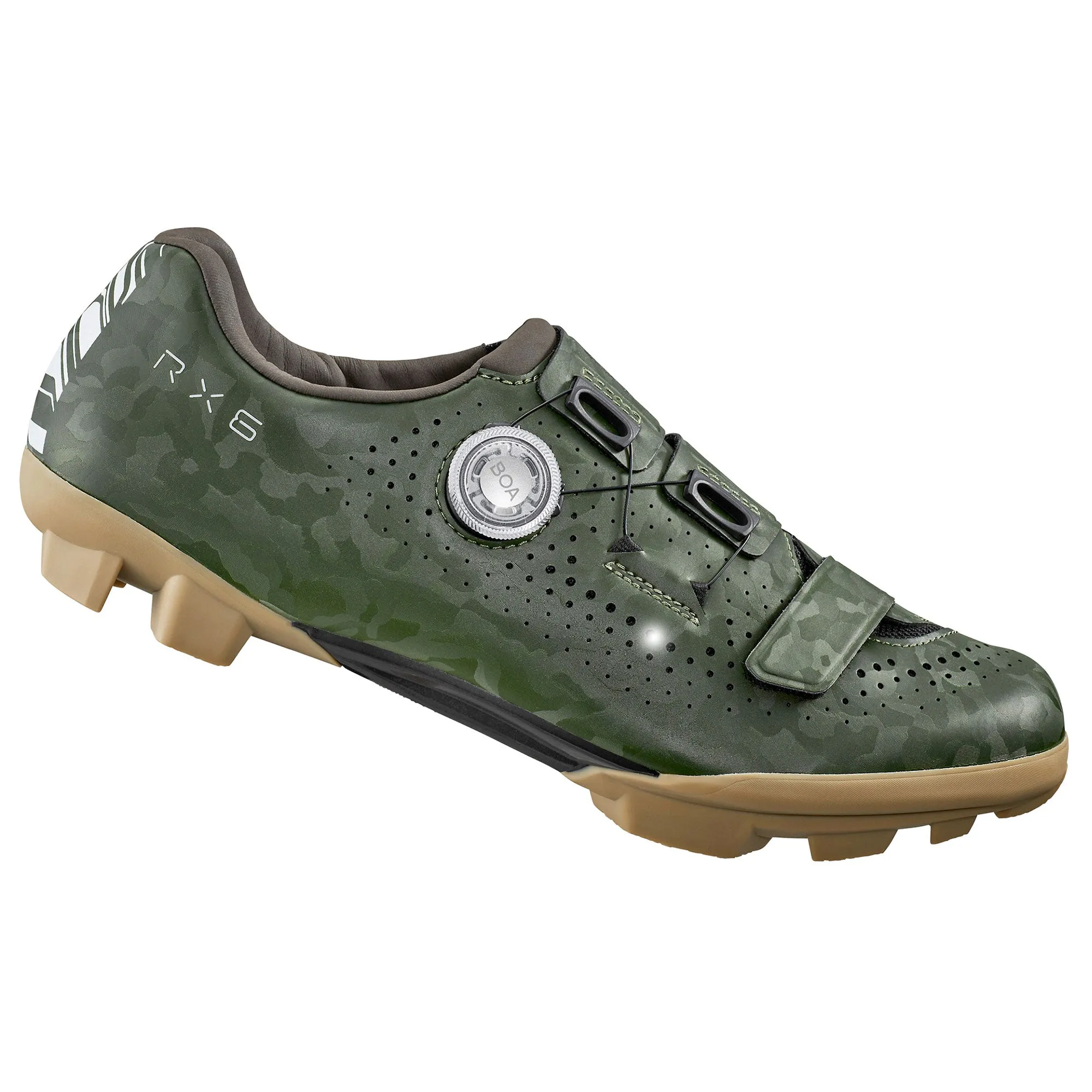 Shimano RX6 Unisex Mountain Bike Gravel Shoes, Green