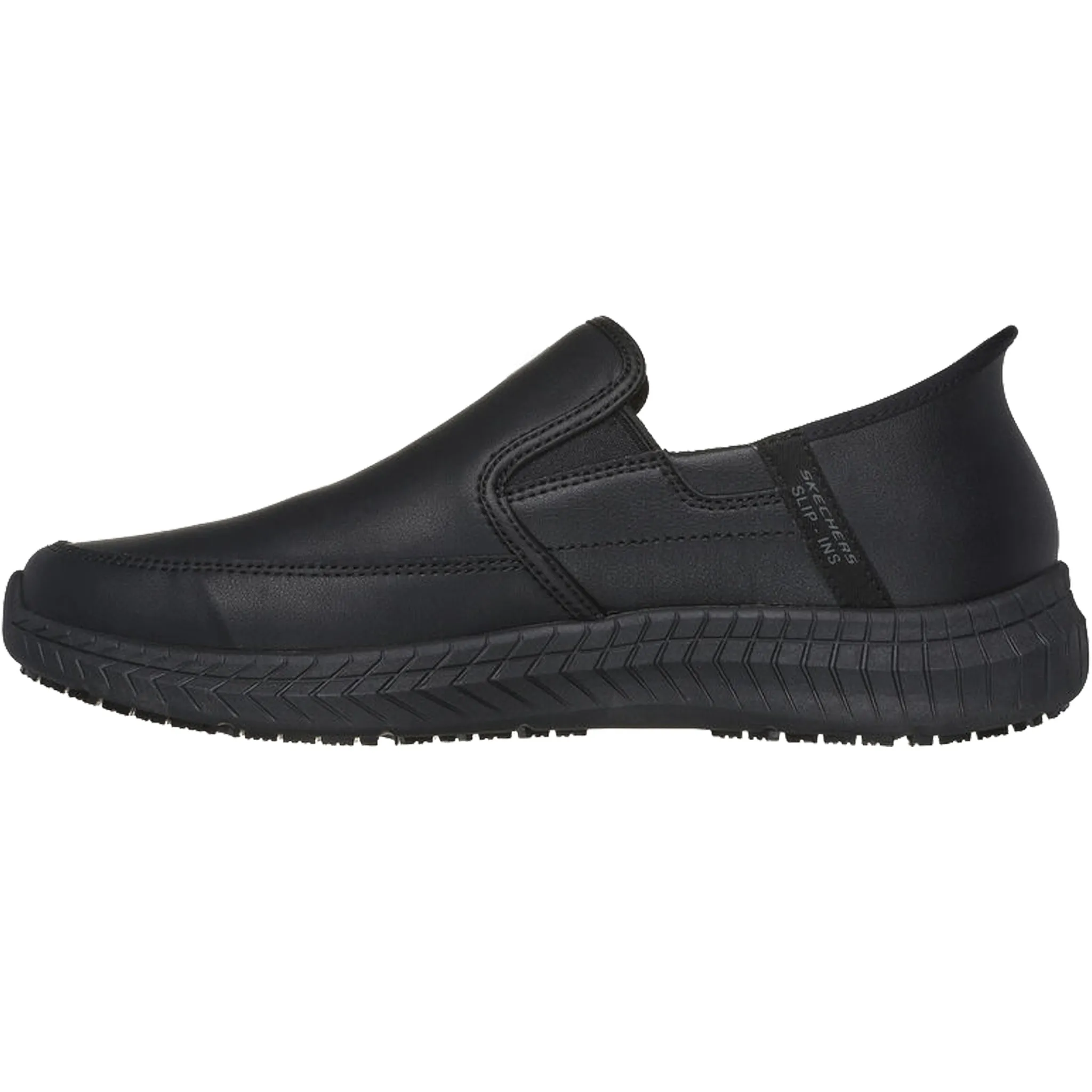 Skechers Men's 200249 Russom Black Slip-ins Work Shoes