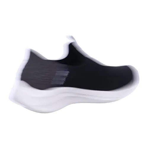 Skechers Women's Hands Free Slip Ins Ultra Flex 3.0 Smooth Step Sneaker, Black, 7.5