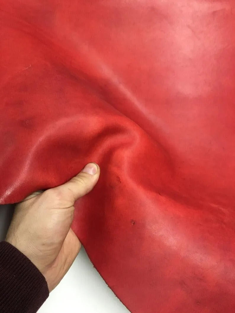 Soft Oil Tanned Aniline Calf Skin Leather