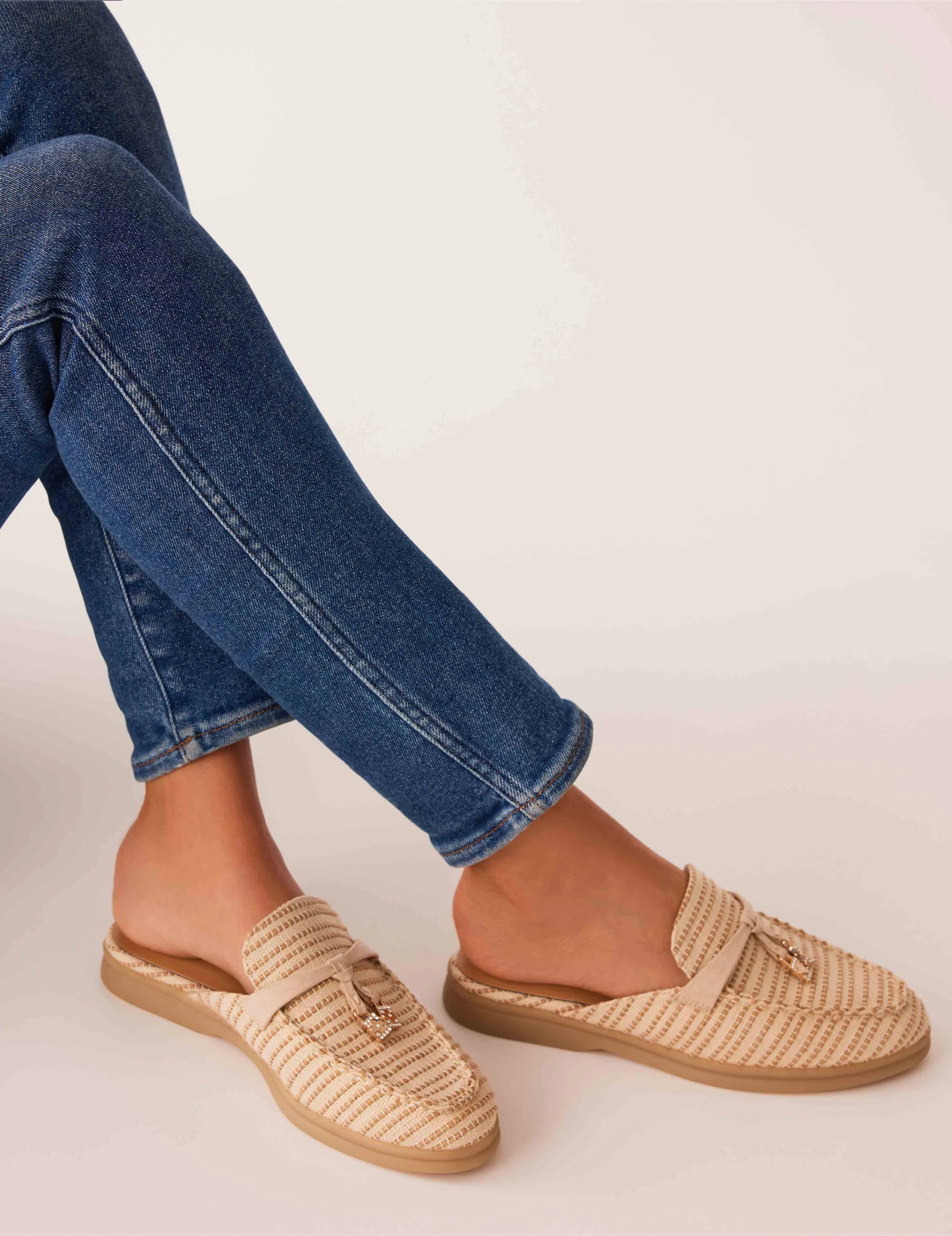 Solay Linen Mule