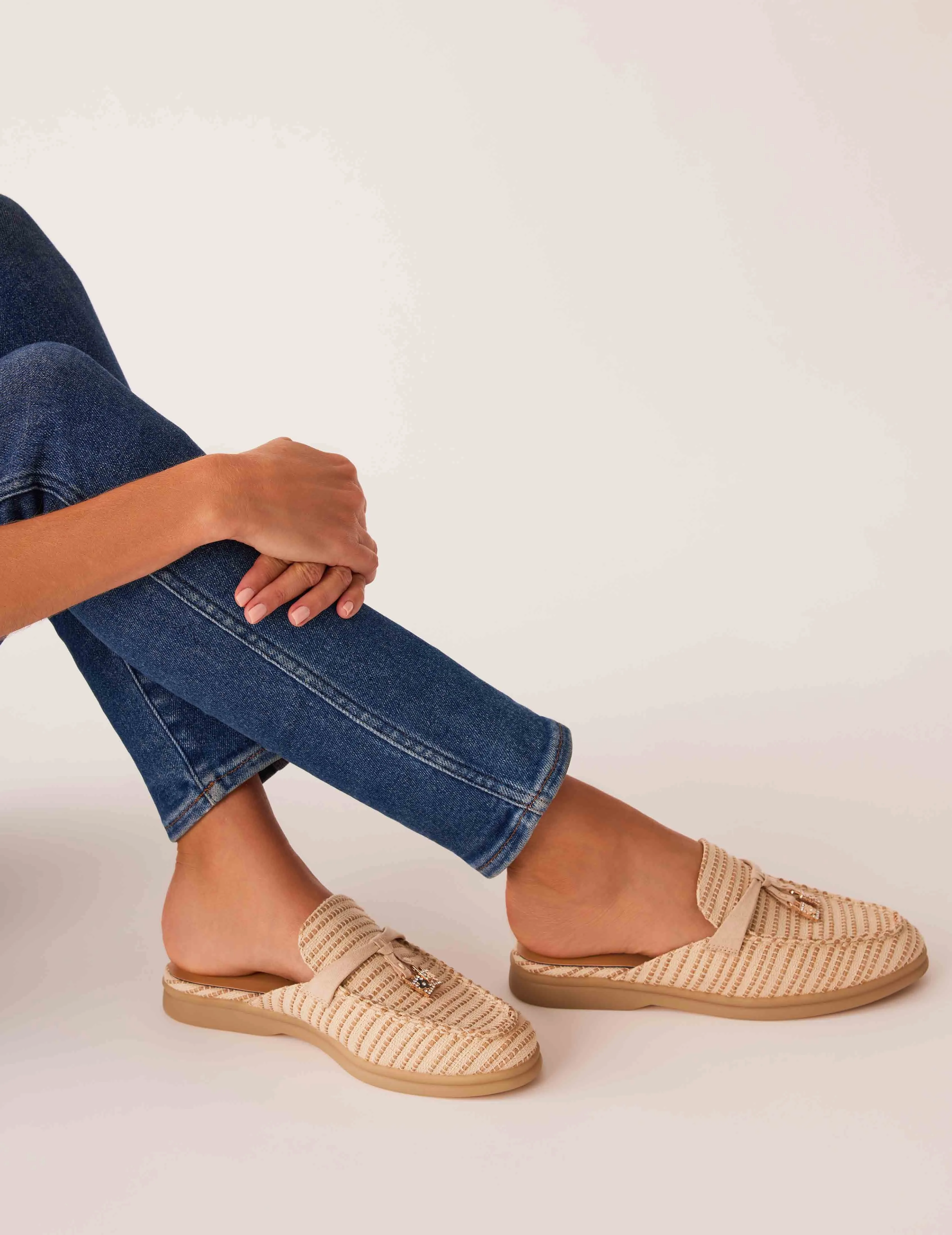 Solay Linen Mule