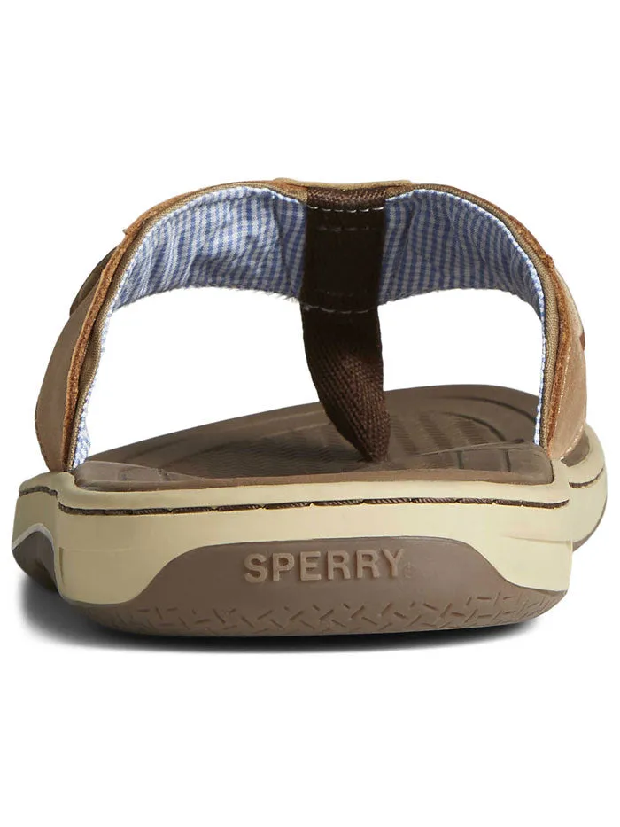 Sperry 1048719 Mens Baitfish Flip Flops Tan