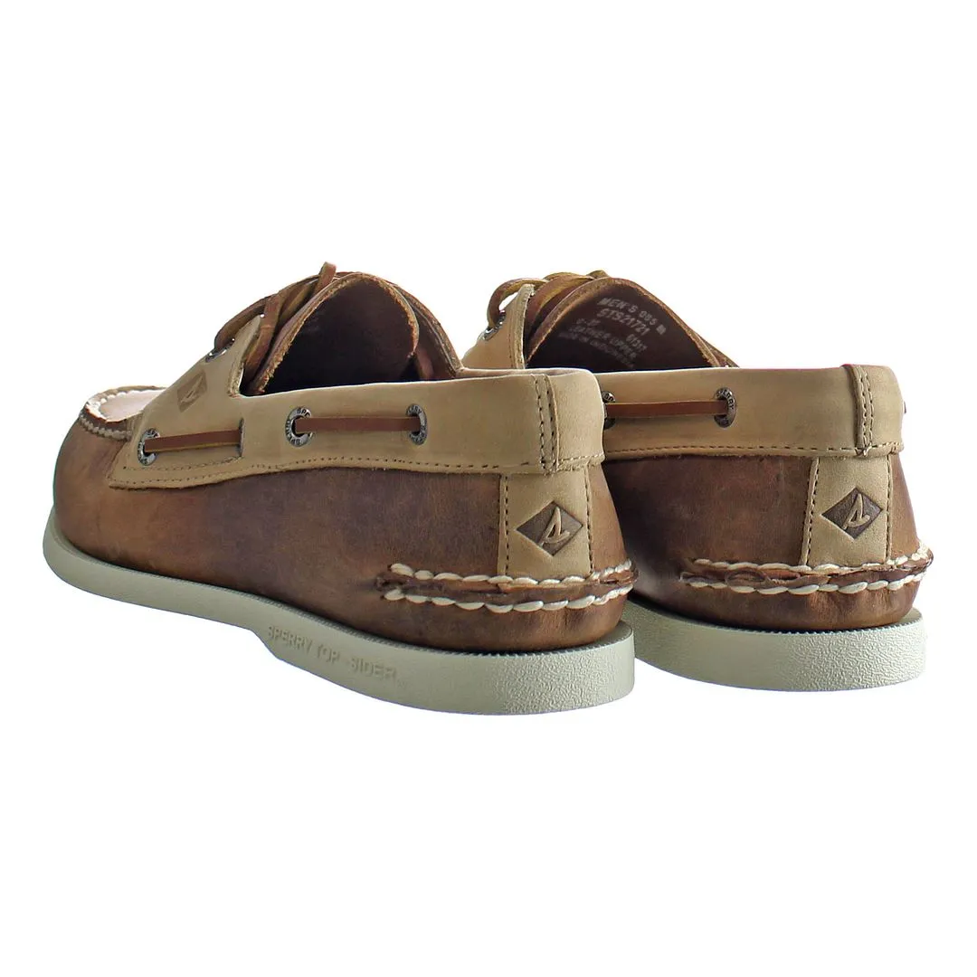 Sperry A/0 2-Eye Mens Brown Boat Shoes