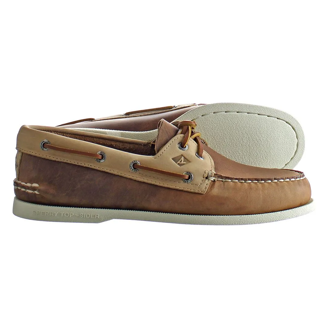 Sperry A/0 2-Eye Mens Brown Boat Shoes