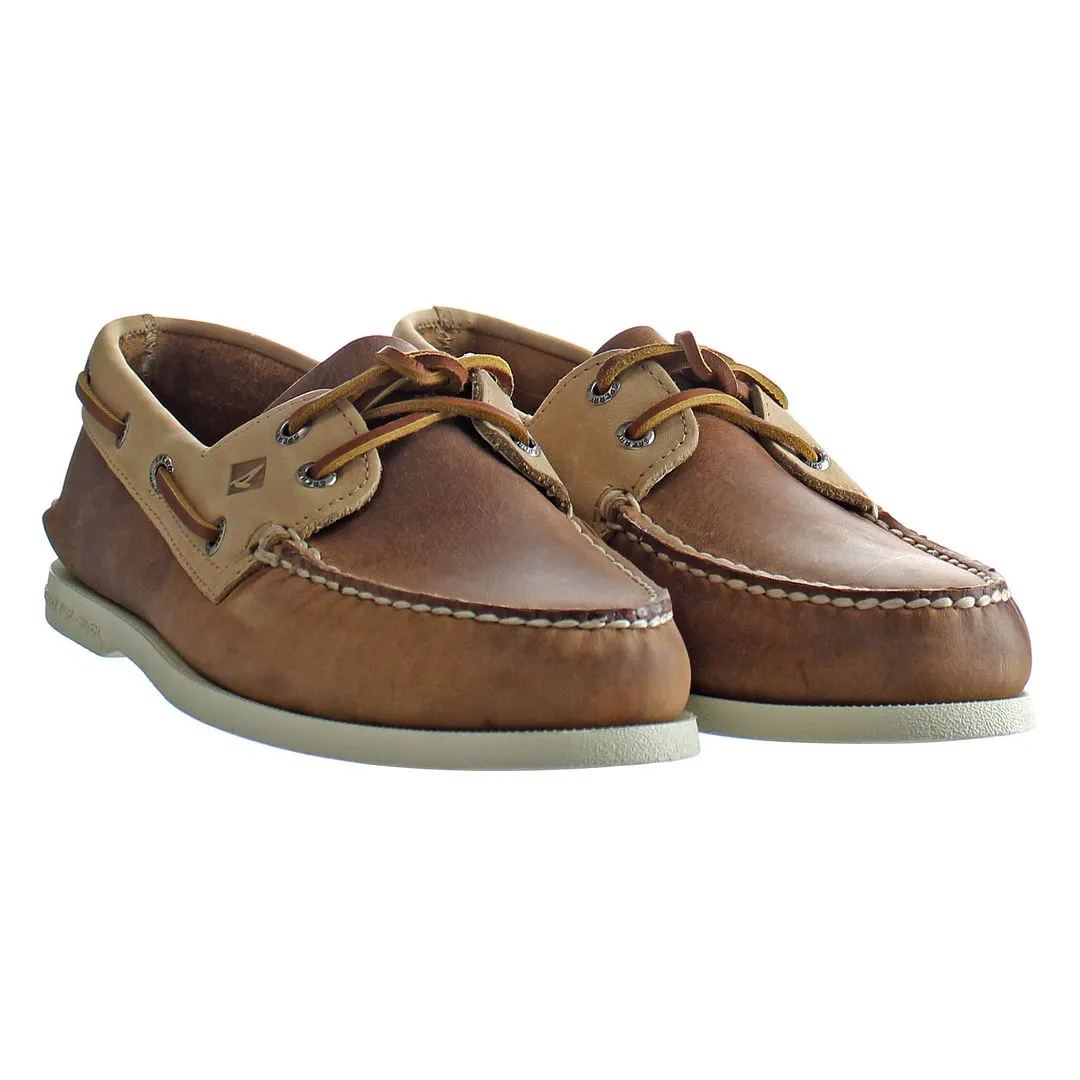 Sperry A/0 2-Eye Mens Brown Boat Shoes