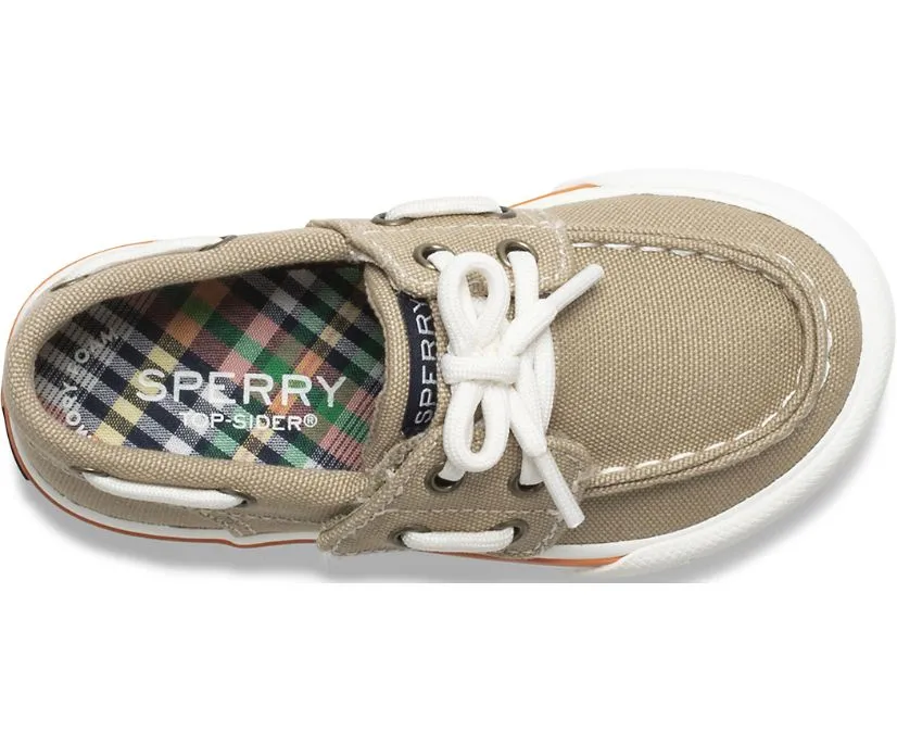 Sperry Khaki Bahama Jr. Toddler Sneaker