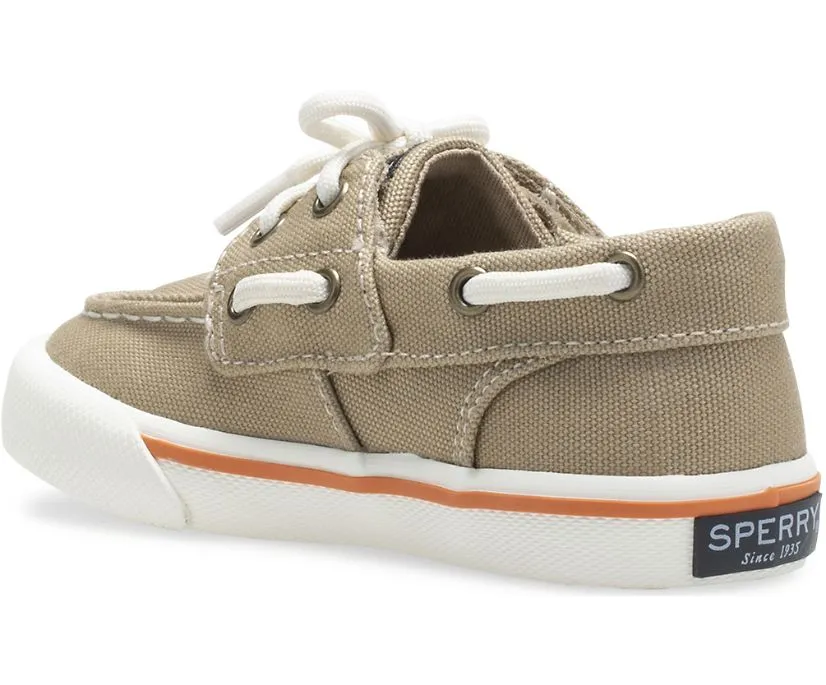 Sperry Khaki Bahama Jr. Toddler Sneaker